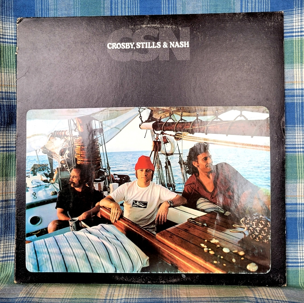 Crosby Stills & Nash Vintage Vinyl Record Album